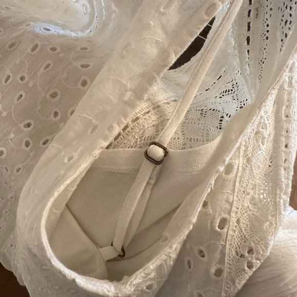 🚺📐Sundance Zellie white eyelet dress - Picture 13 of 15